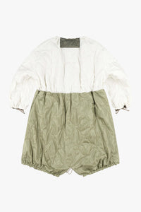 Parachute Quilted Parka - White / Stone