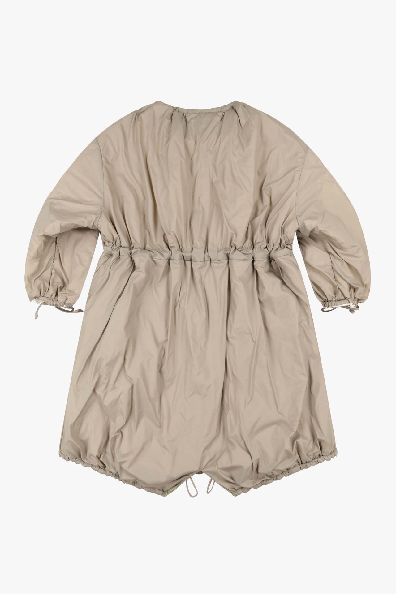 Parachute Quilted Parka - White / Stone