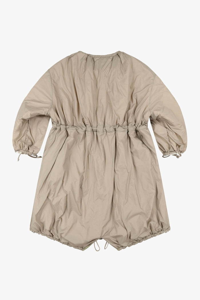 Parachute Quilted Parka - White / Stone