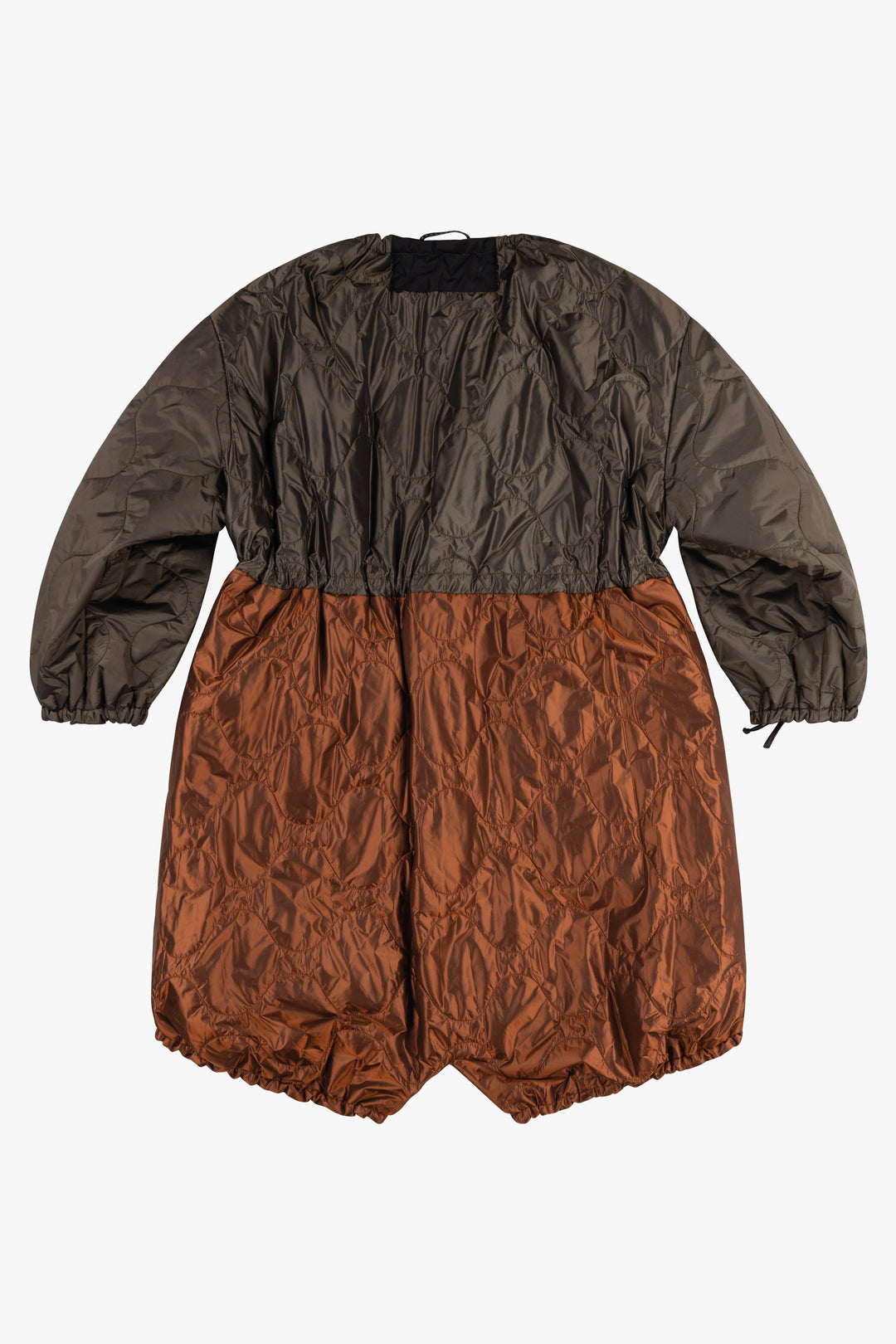 Parachute Quilted Parka - Amber / Bordeaux