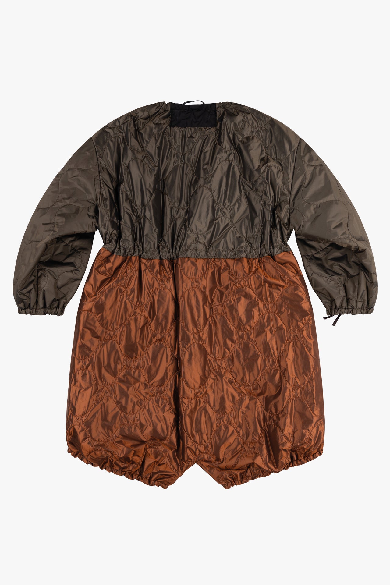 Parachute Quilted Parka - Amber / Bordeaux