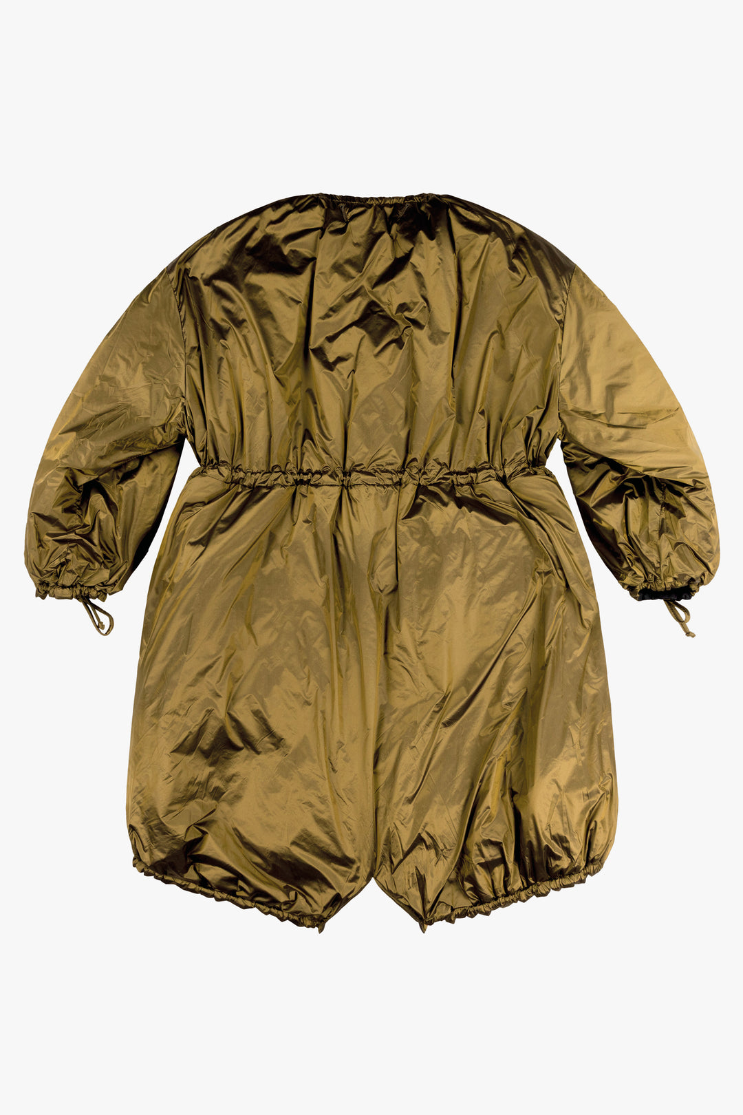 Parachute Quilted Parka - Black / Antique Gold
