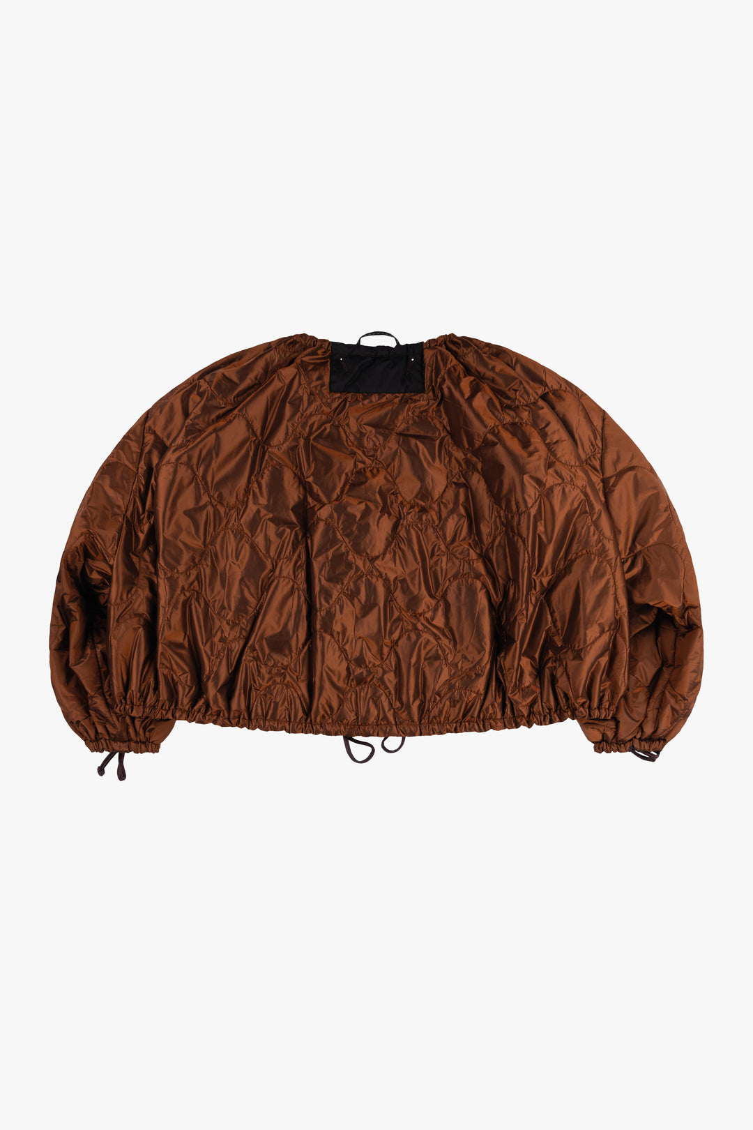 Parachute Quilted Bomber - Amber / Bordeaux