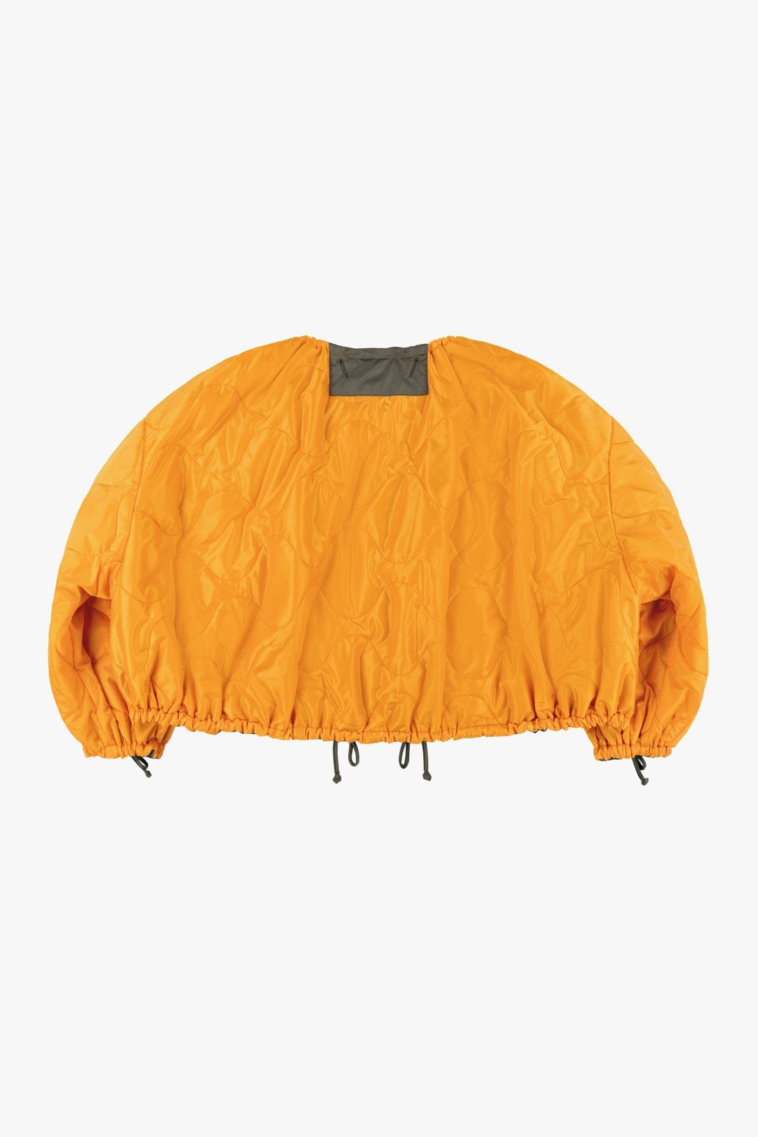 Parachute Quilted Bomber - Clementine / Dark Olive