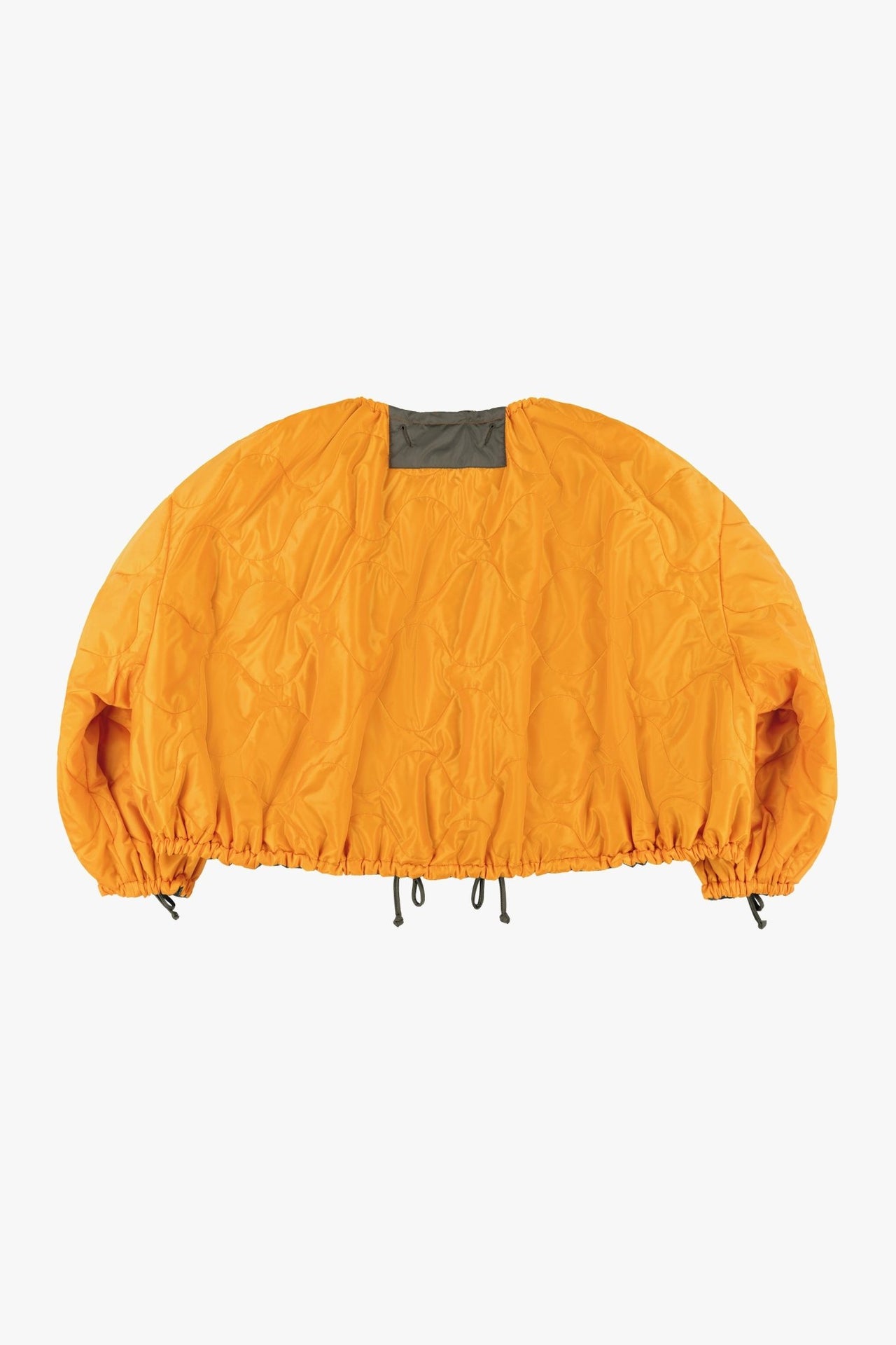 Parachute Quilted Bomber - Clementine / Dark Olive