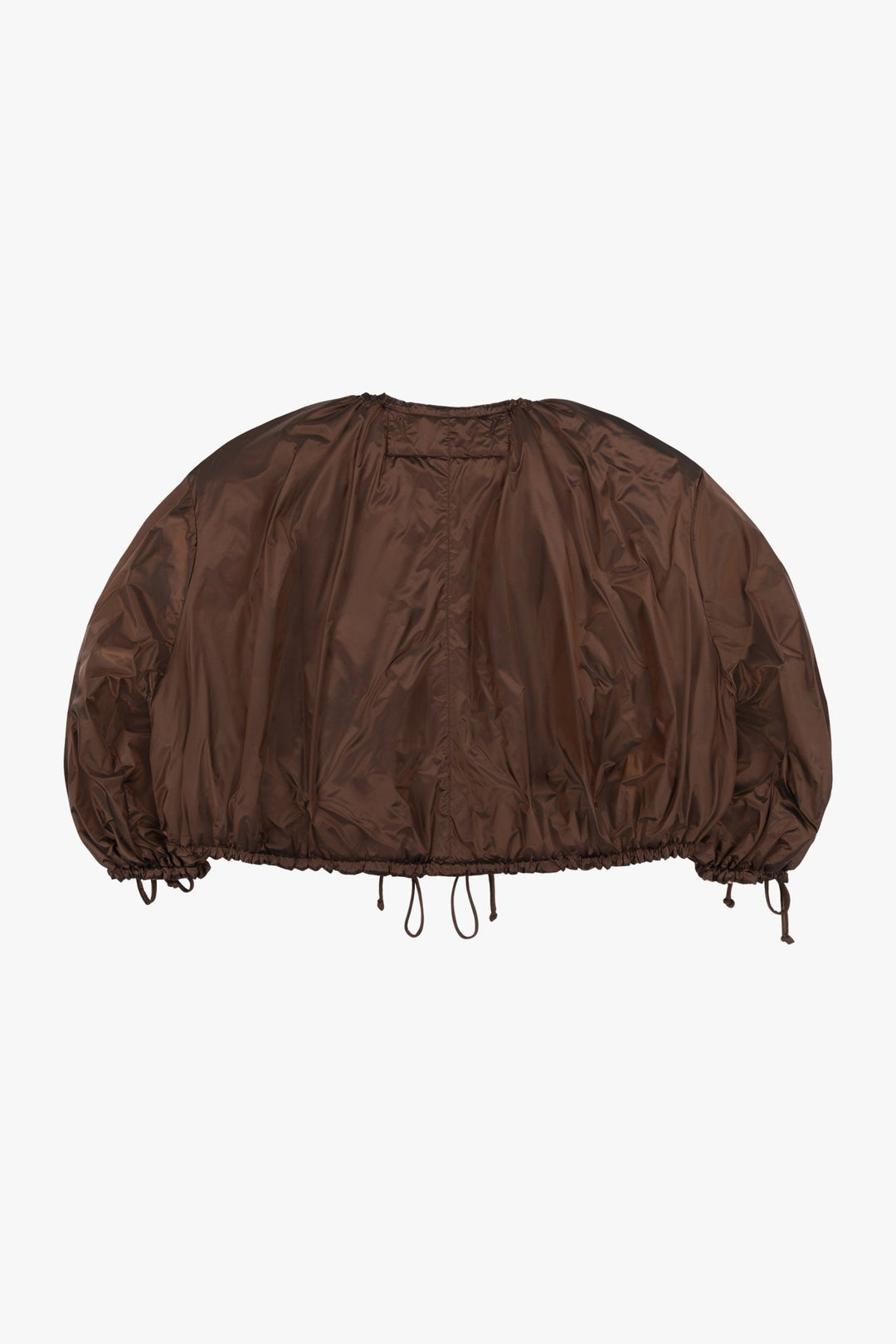 Parachute Quilted Bomber - Dark Umber & Soft Peach / Dark Sienna