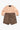 Parachute Quilted Parka - Soft Peach & Dark Umber / Dark Sienna