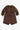 Parachute Quilted Parka - Soft Peach & Dark Umber / Dark Sienna