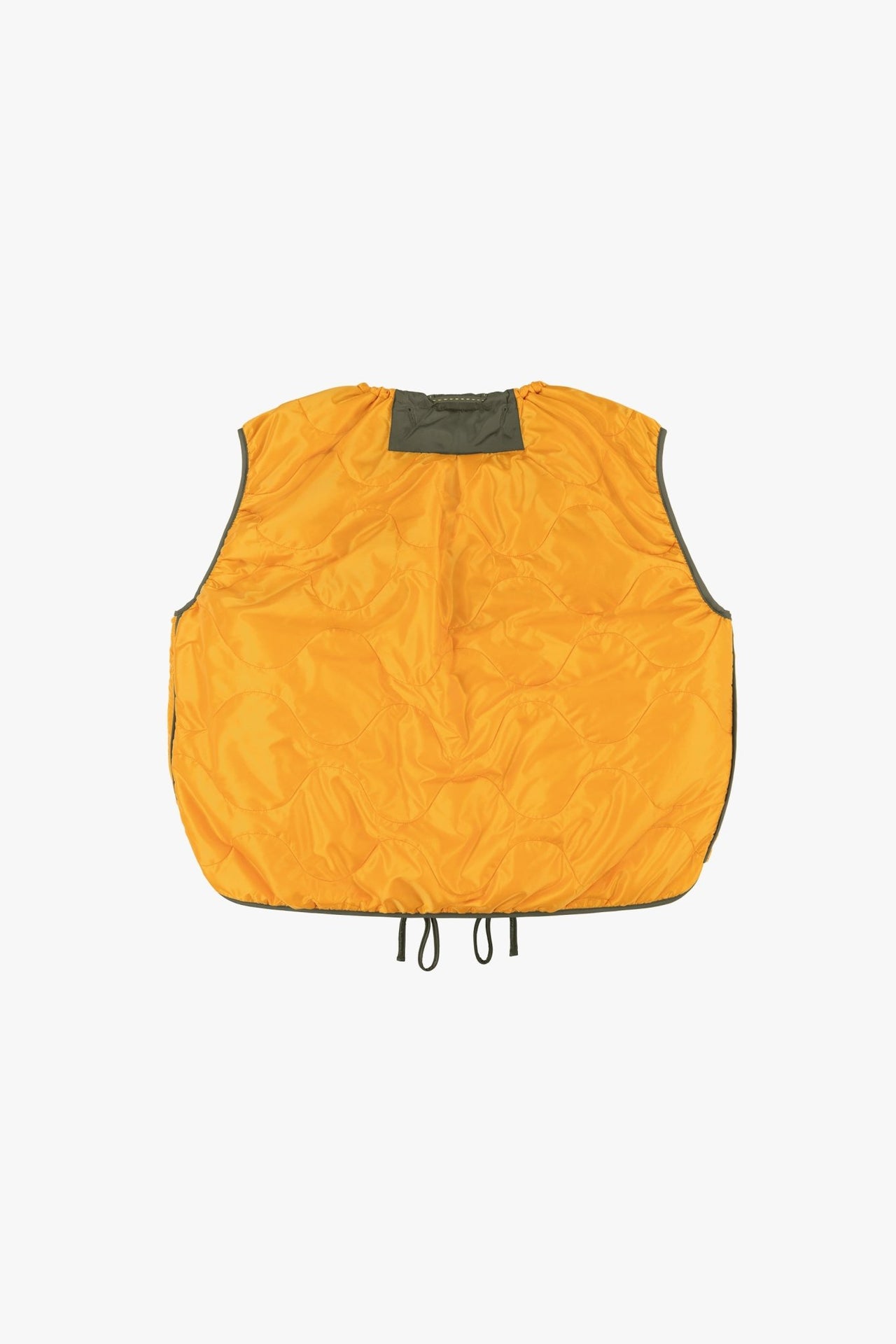 Parachute Quilted Vest - Clementine / Dark Olive