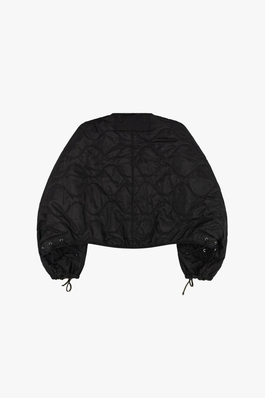 Parachute Silk Nylon Lattice Bomber - Olive / Black