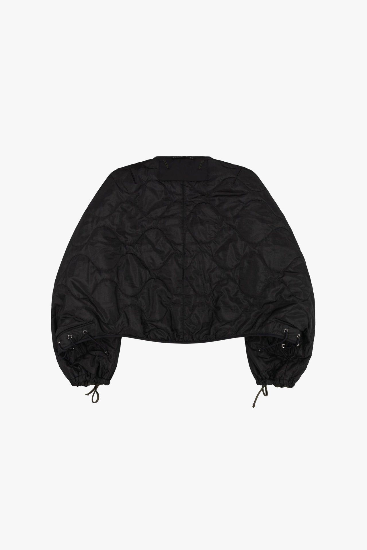 Parachute Silk Nylon Lattice Bomber - Olive / Black