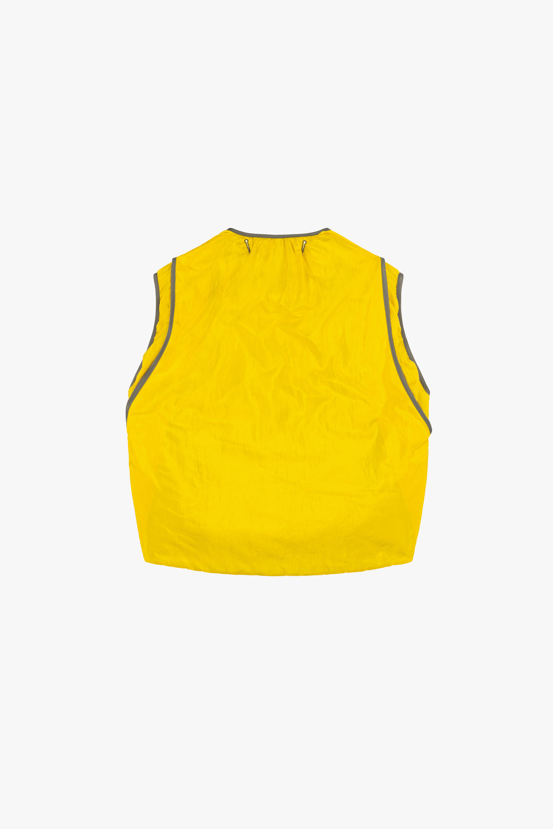Parachute Silk Nylon Vest - Sunny Yellow / Pale Yellow