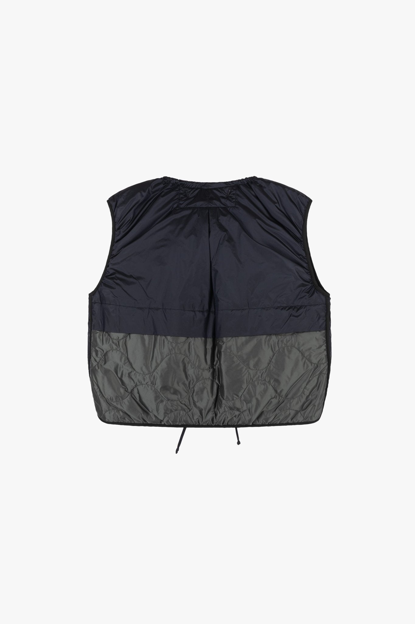 Parachute Quilted Vest - Dark Olive / Midnight