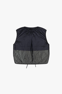 Parachute Quilted Vest - Dark Olive / Midnight
