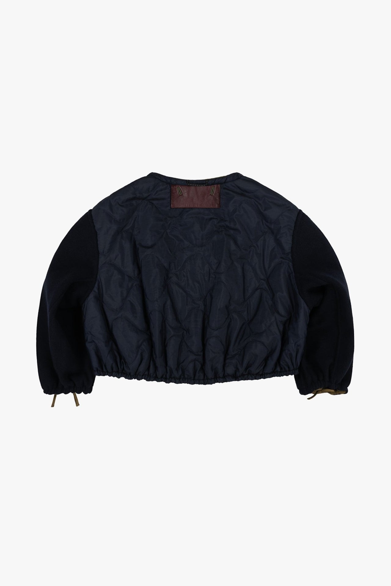 Parachute Wool Cashmere Bomber - Olive / Navy