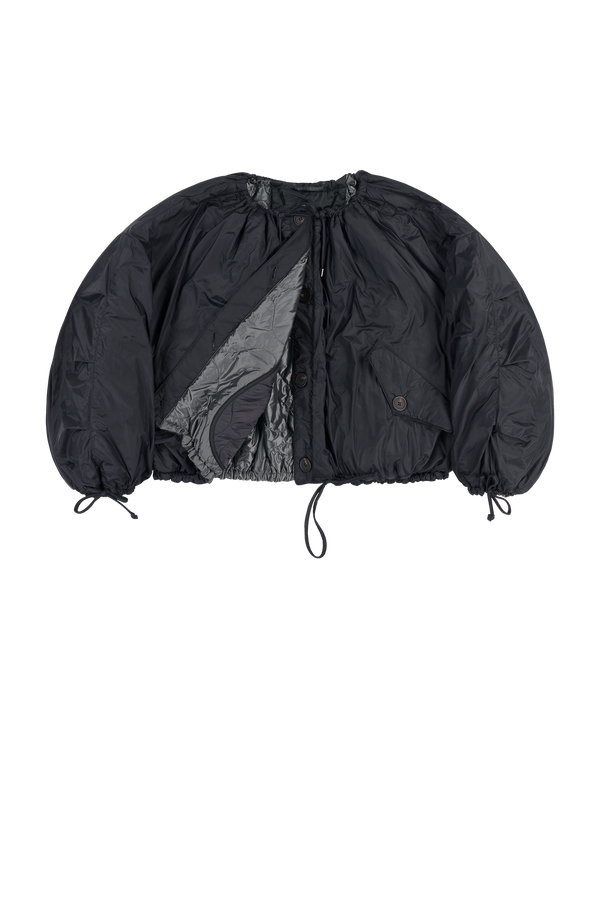 Parachute Quilted Bomber - Anthracite / Black - Layer 1