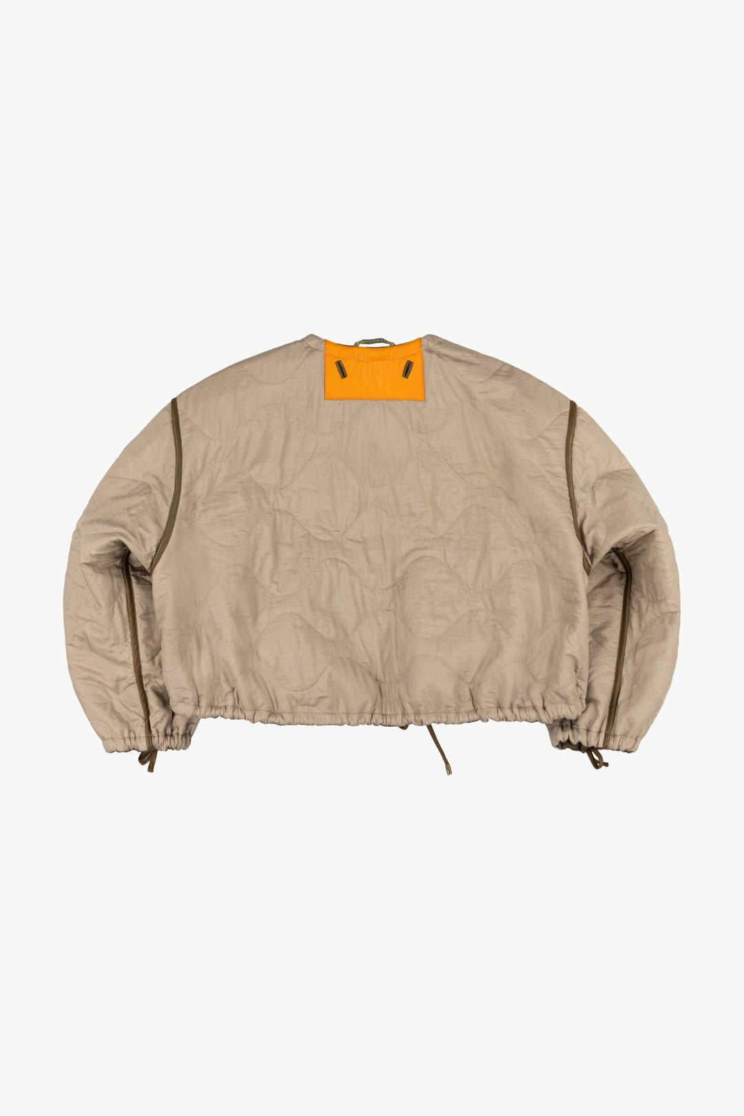 Parachute Leather Bomber - Moss / Stone