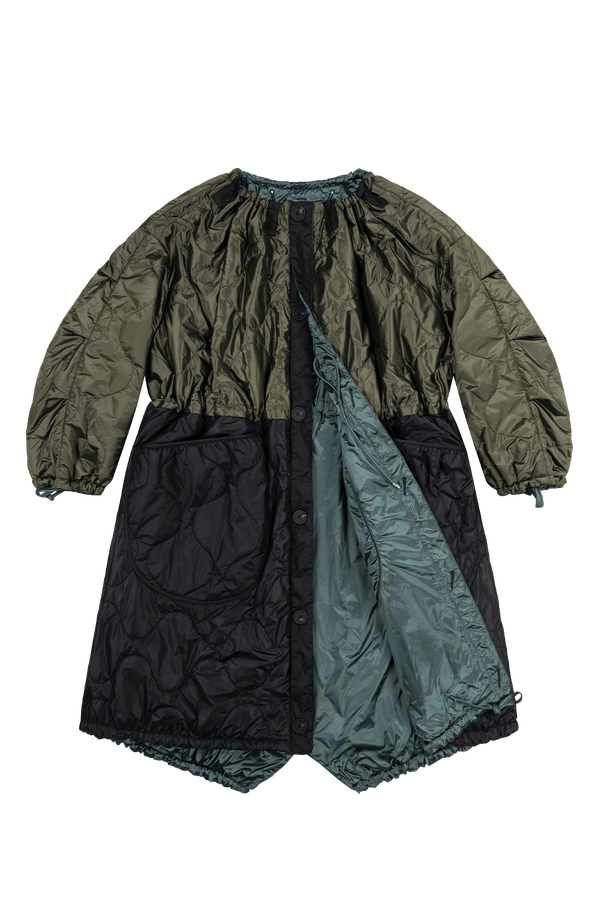 Parachute Quilted Parka - Olive / Mineral Green - Layer 1