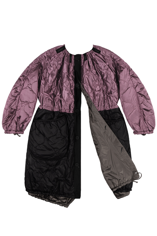 Parachute Quilted Parka - Amethyst / Granite - Layer 6