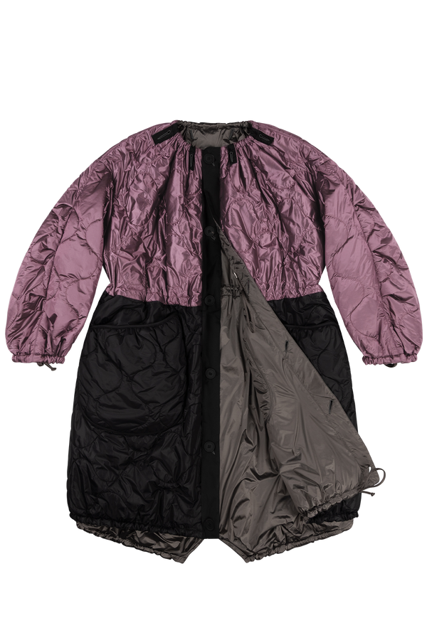 Parachute Quilted Parka - Amethyst / Granite - Layer 1