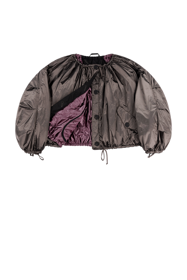 Parachute Quilted Bomber - Amethyst / Granite - Layer 1
