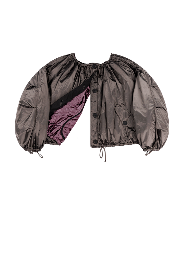 Parachute Quilted Bomber - Amethyst / Granite - Layer 6