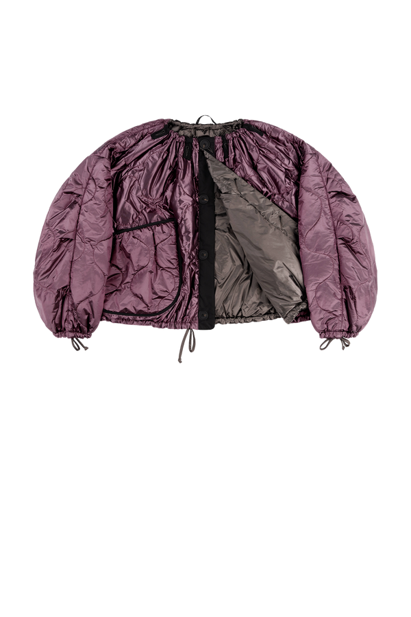 Parachute Quilted Bomber - Amethyst / Granite - Layer 1