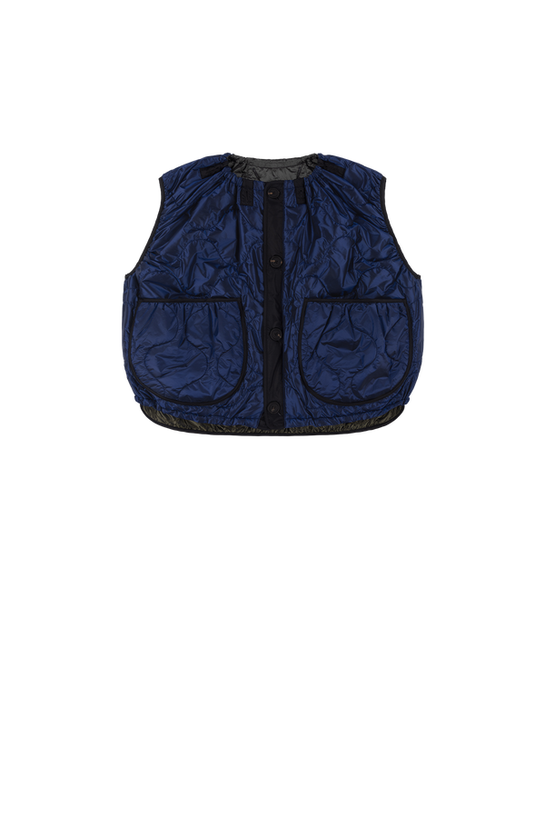 Parachute Quilted Vest - Bright Navy / Anthracite - Layer 2