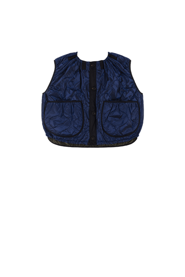 Parachute Quilted Vest - Bright Navy / Anthracite - Layer 5