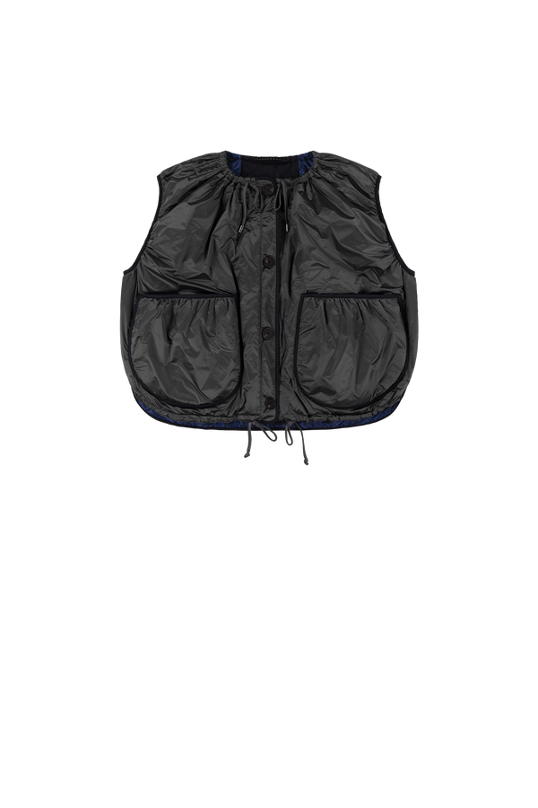 Parachute Quilted Vest - Bright Navy / Anthracite - Layer 2