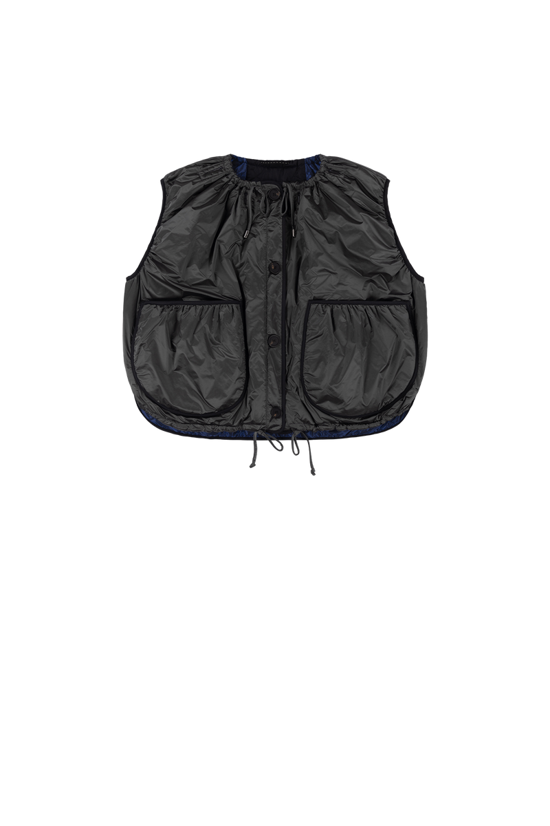 Parachute Quilted Vest - Bright Navy / Anthracite - Layer 2
