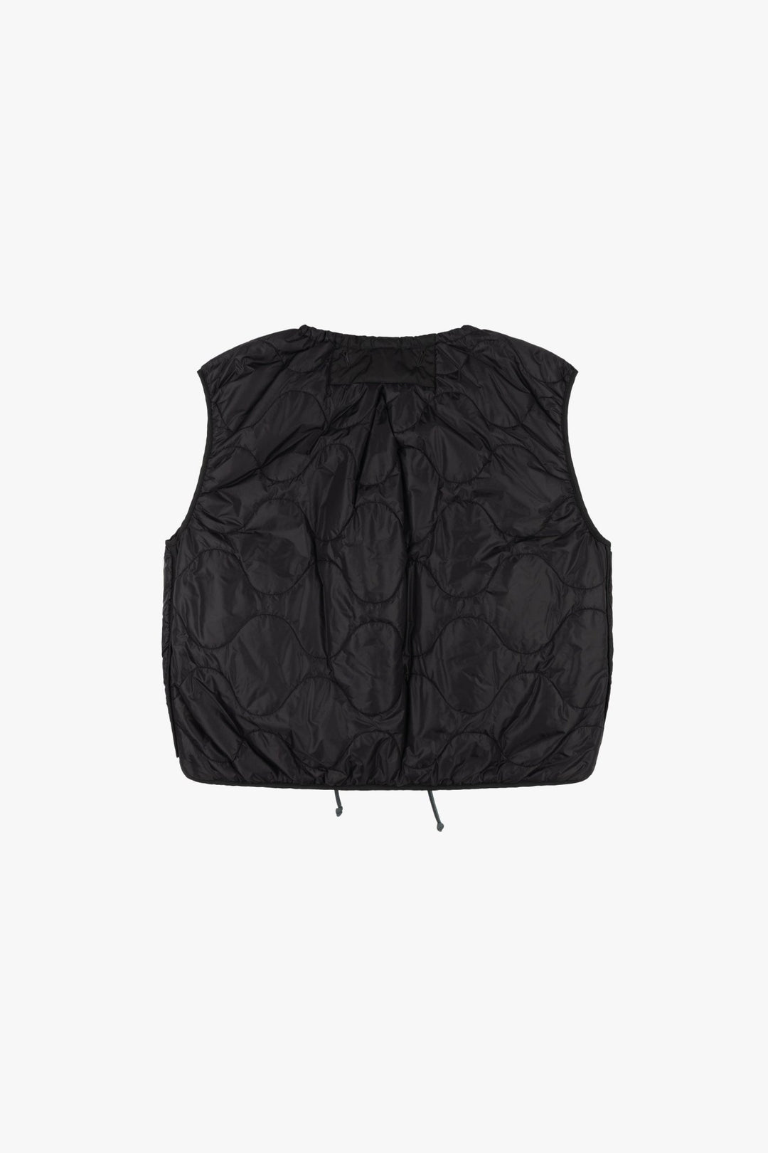 Parachute Quilted Vest - Black / Mineral Green