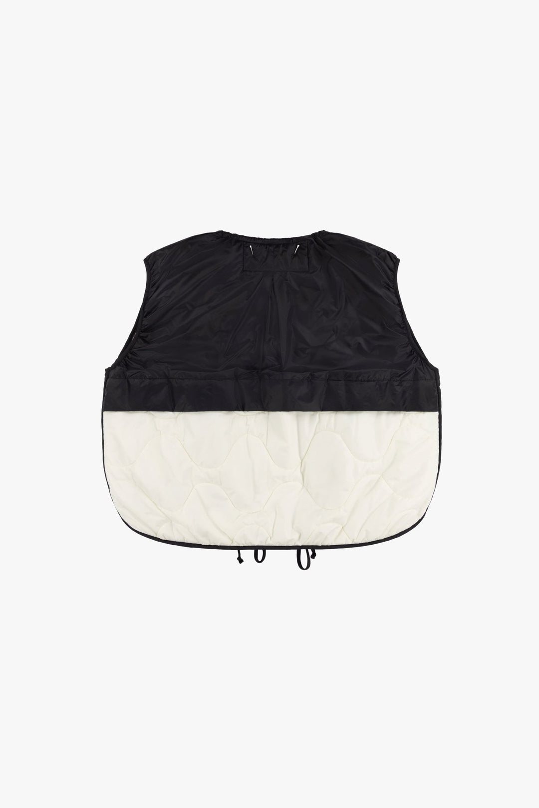 Parachute Quilted Vest - Stone / Black