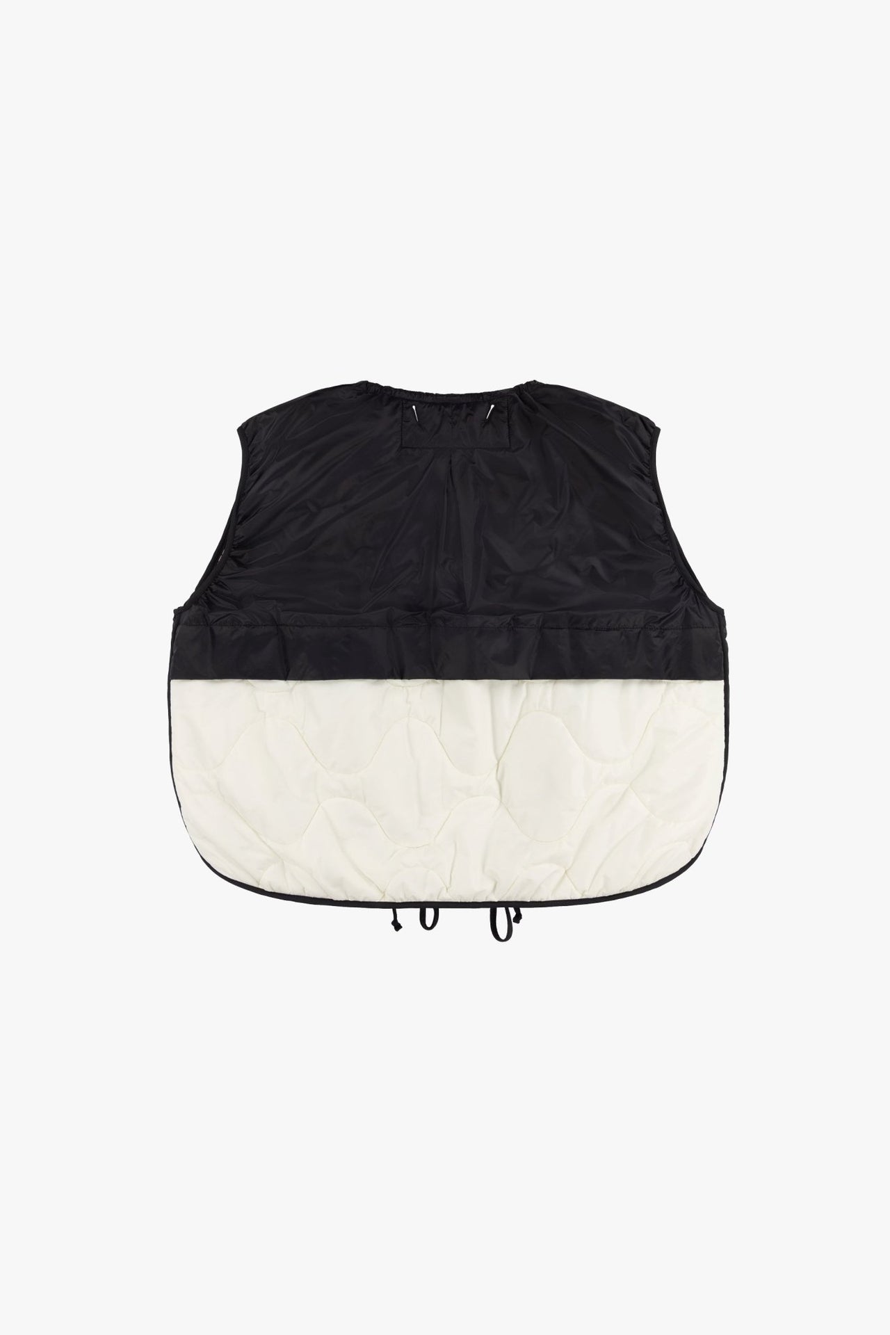 Parachute Quilted Vest - Stone / Black