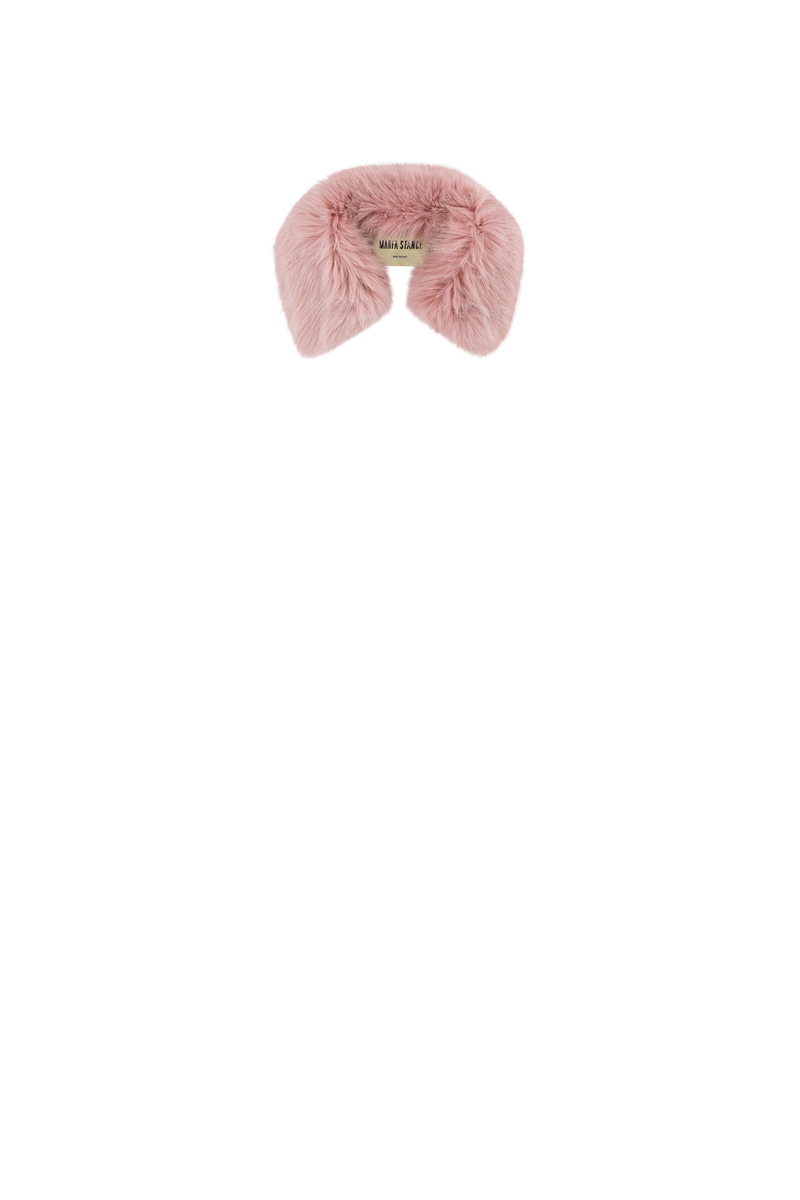 Faux Fur Collar - Damask Pink - Layer 8