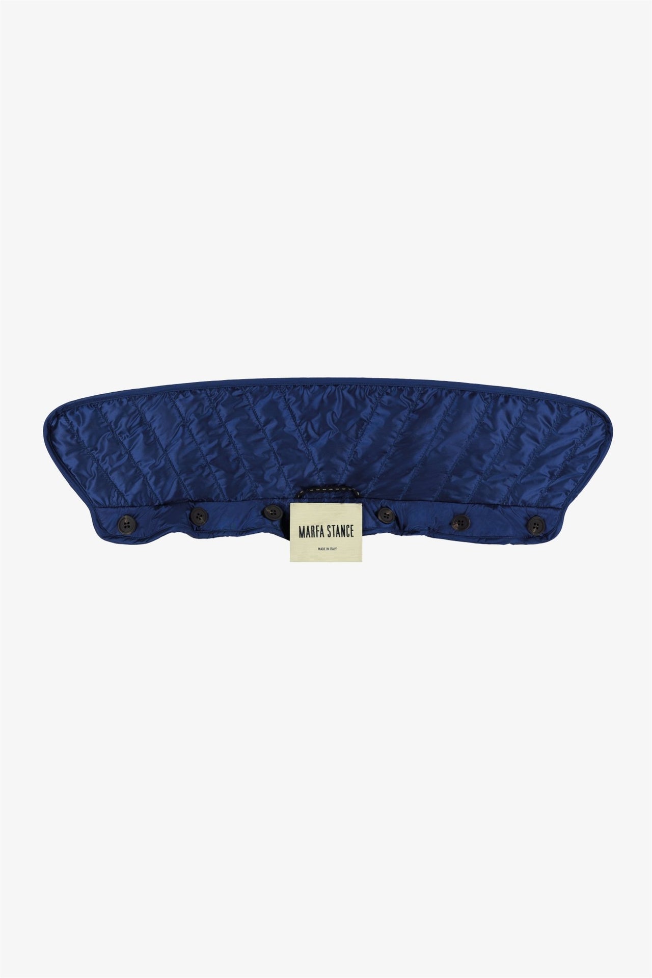 Quilted Collar - Bright Navy / Anthracite