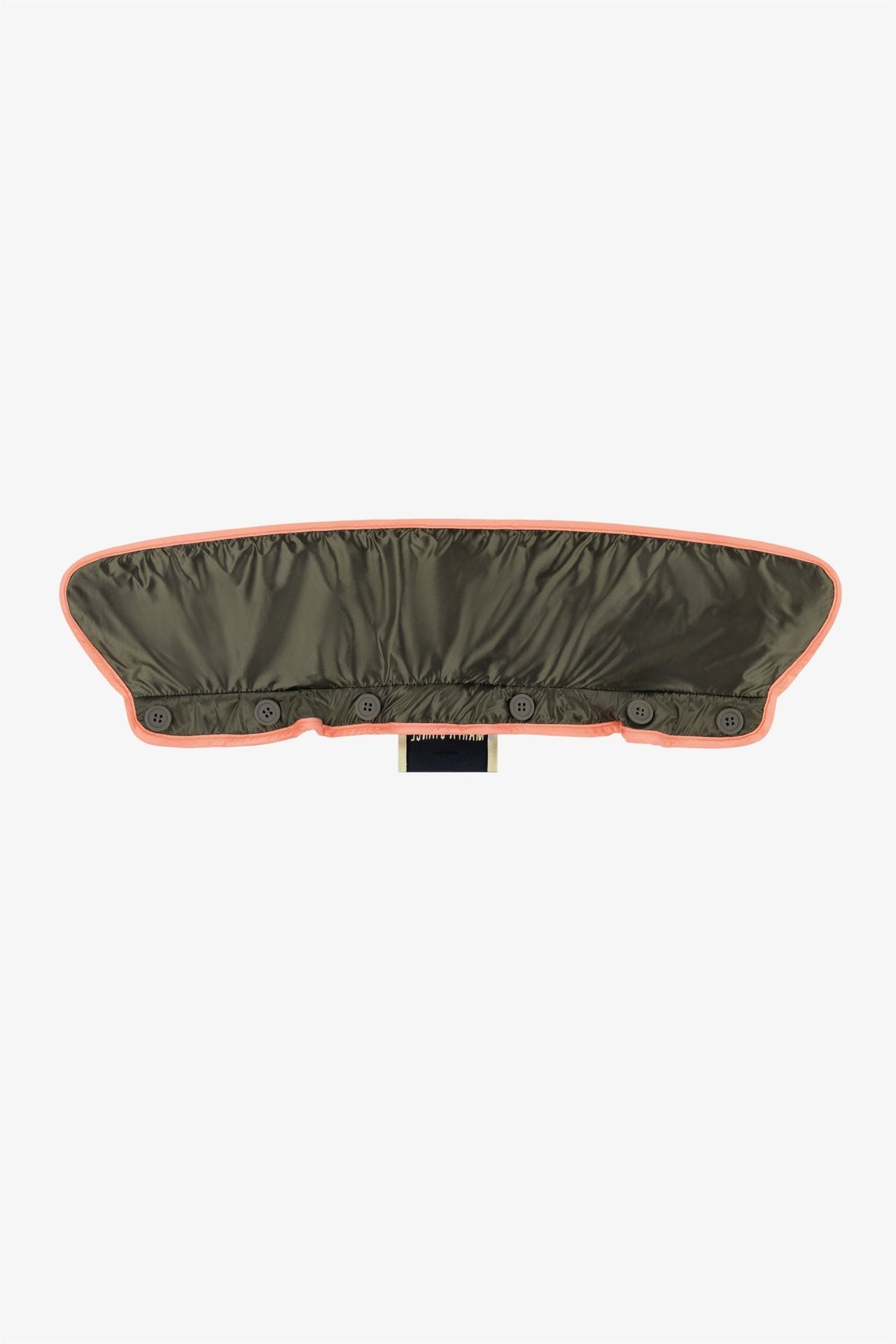 Quilted Collar - Bright Rose / Dark Olive