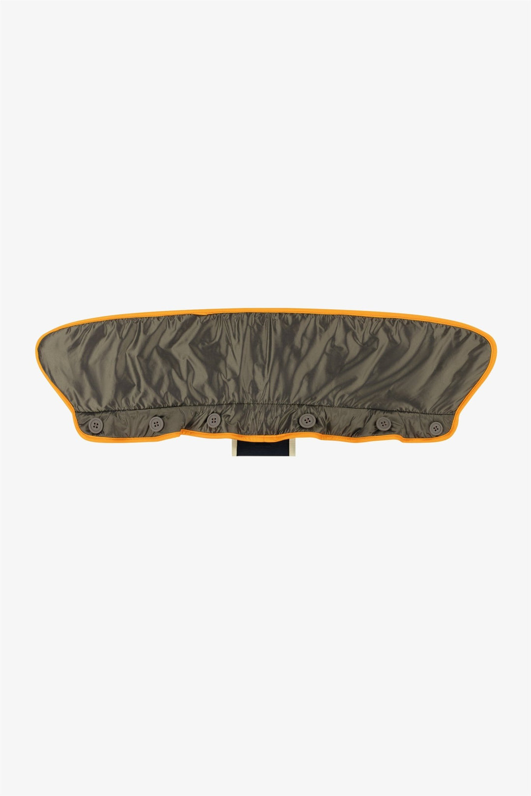 Quilted Collar - Clementine / Dark Olive