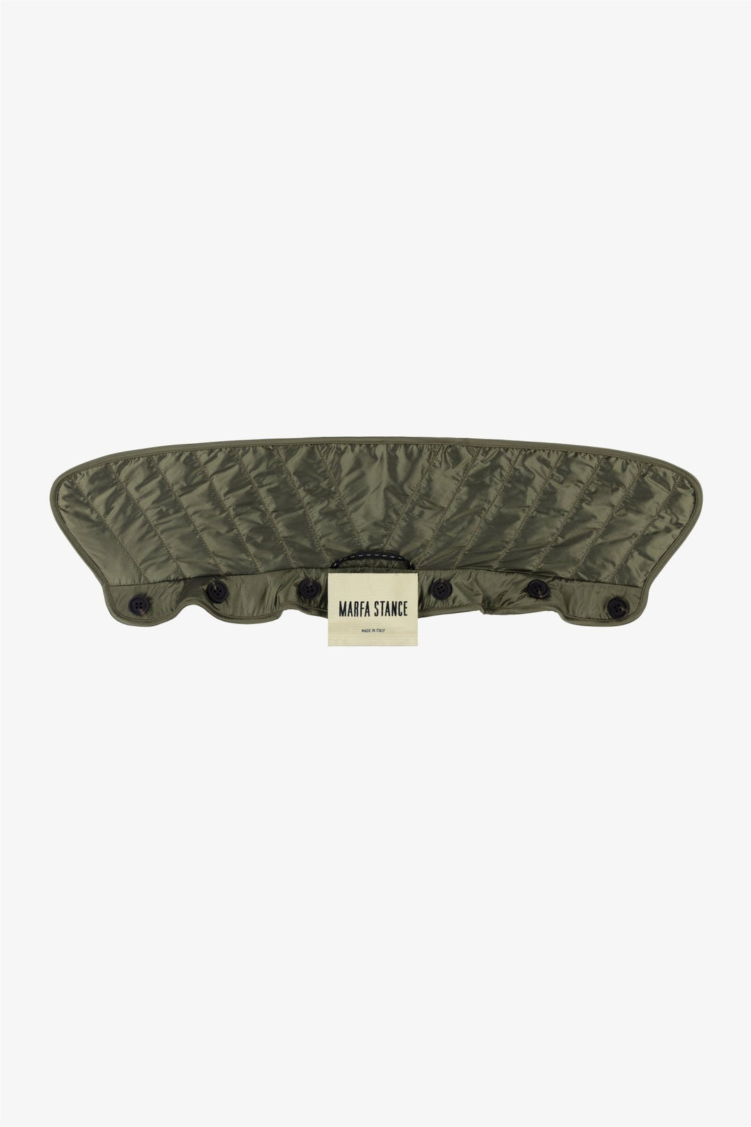 Quilted Collar - Dark Olive / Midnight