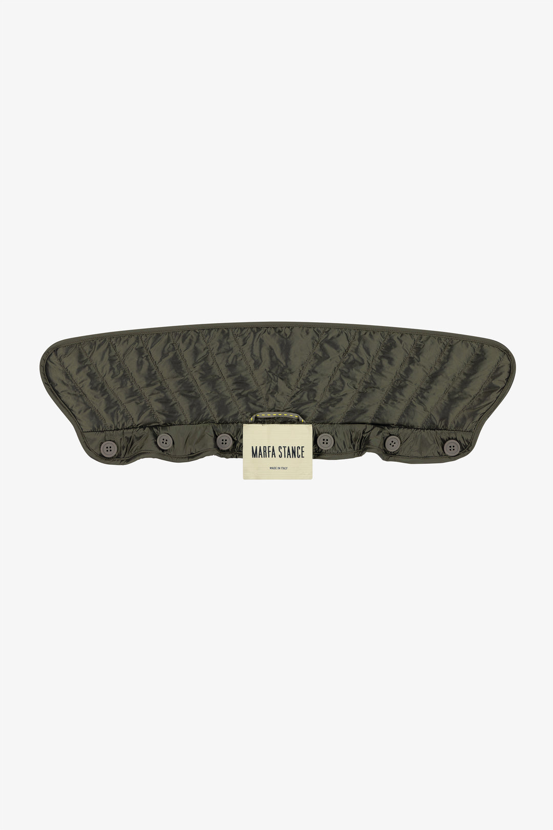Quilted Collar - Dark Olive / Patrol Orange