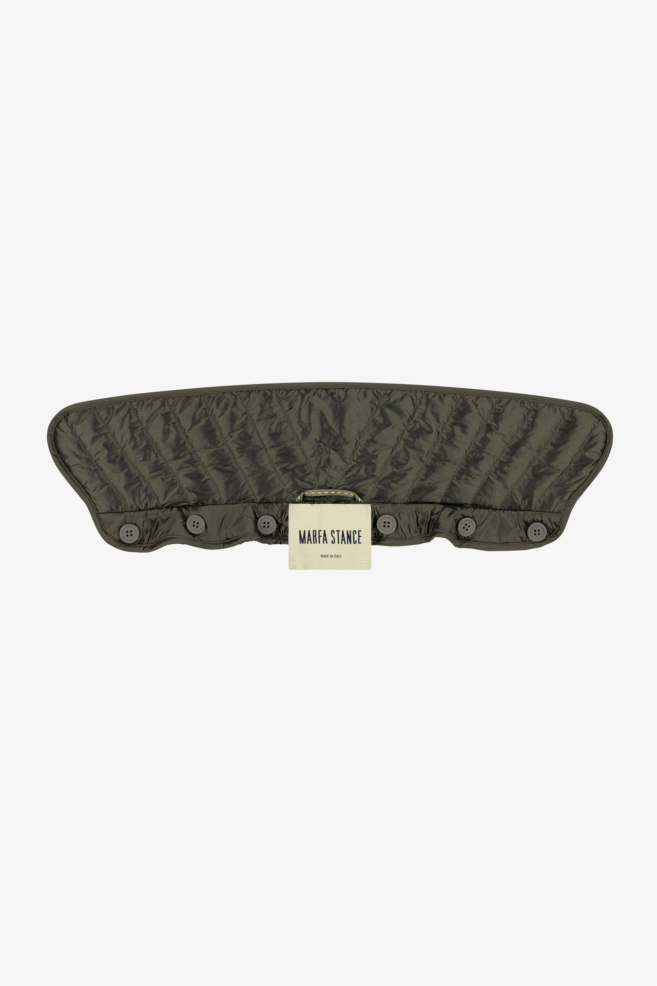 Quilted Collar - Dark Olive / Patrol Orange