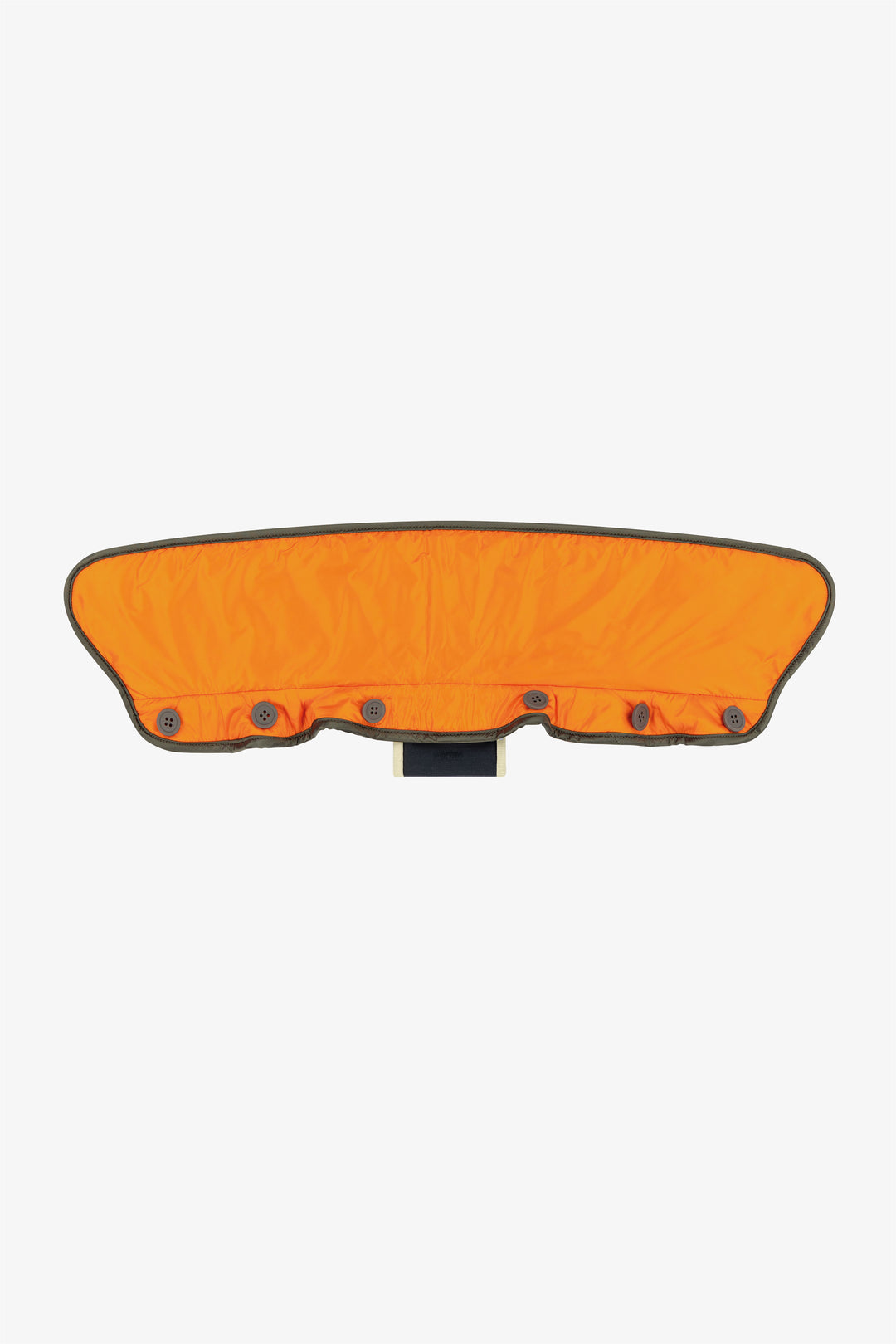 Quilted Collar - Dark Olive / Patrol Orange