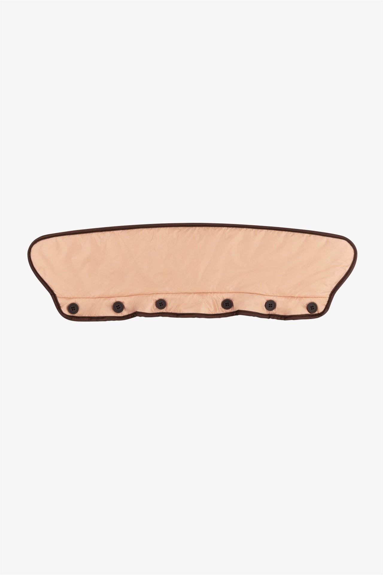 Quilted Collar - Dark Sienna / Soft Peach