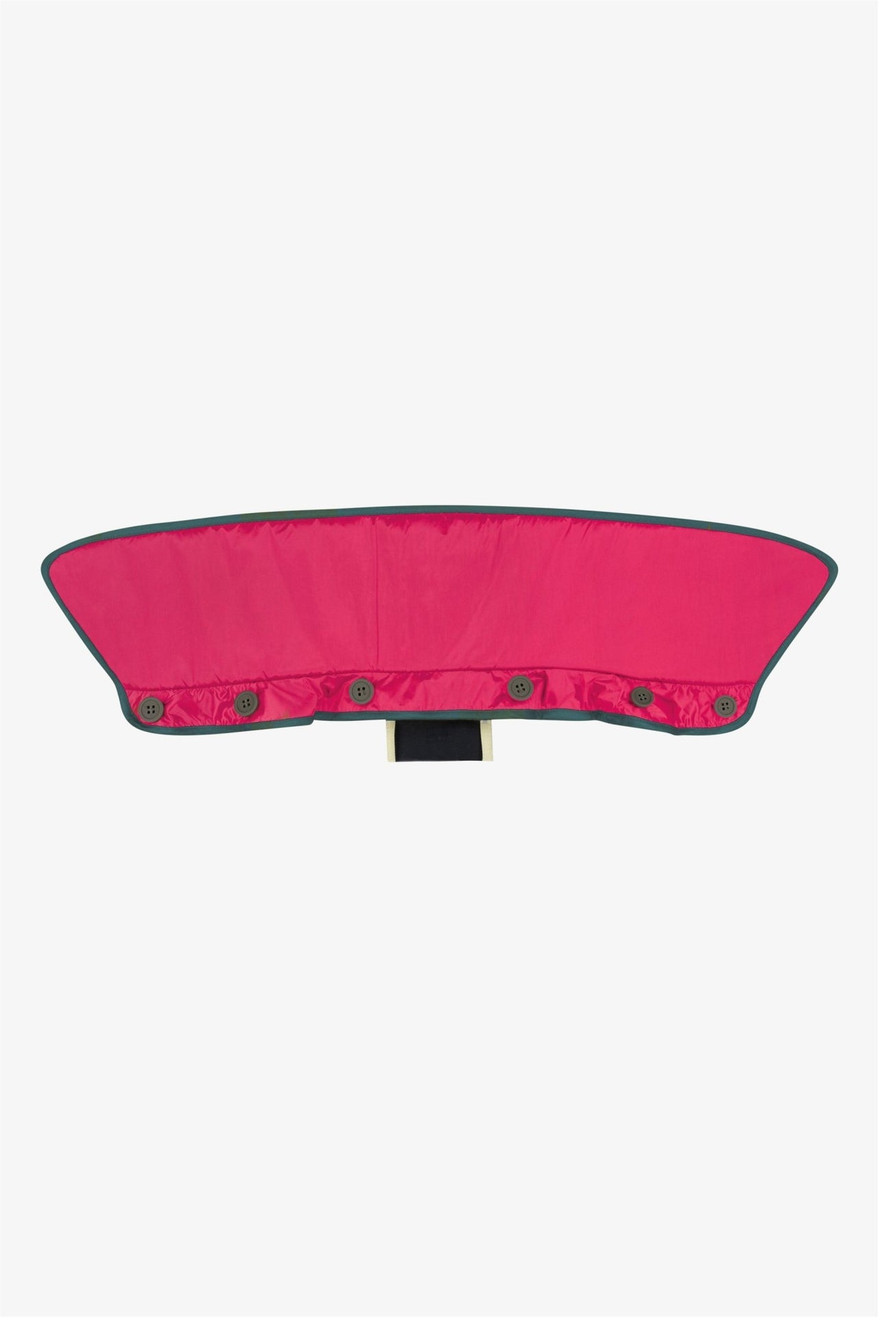 Quilted Collar - Mineral Green / Fuchsia