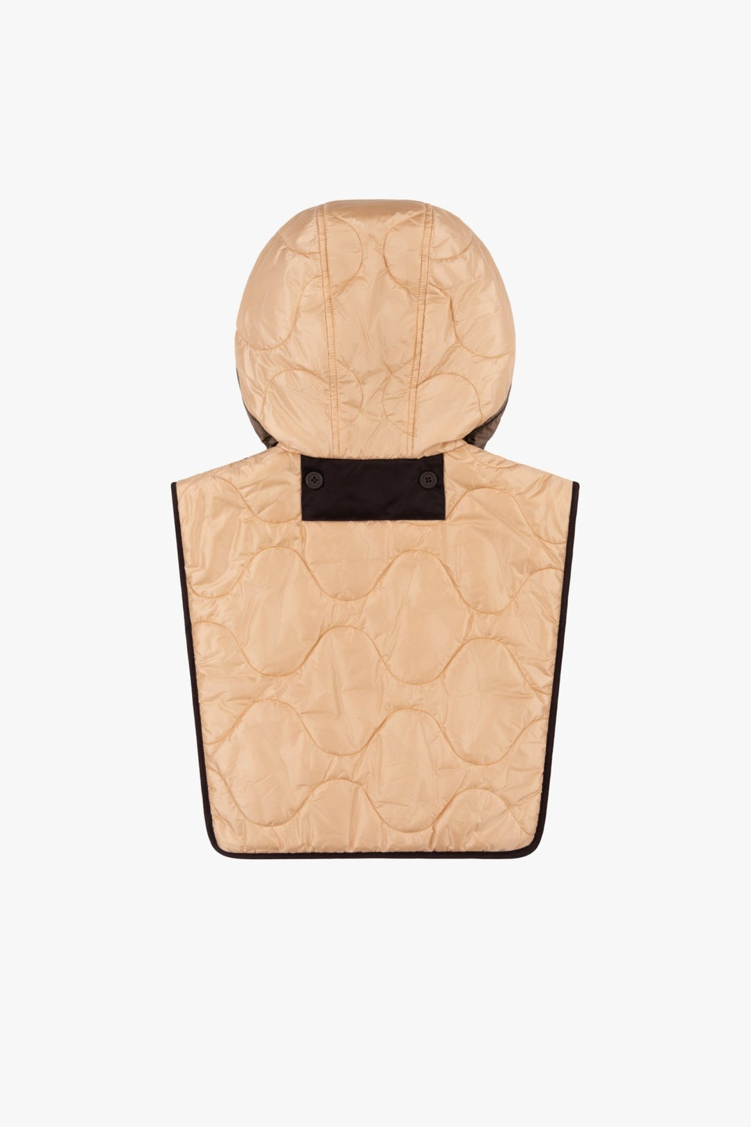 Quilted Zip Hood - Dark Umber / Dark Sienna