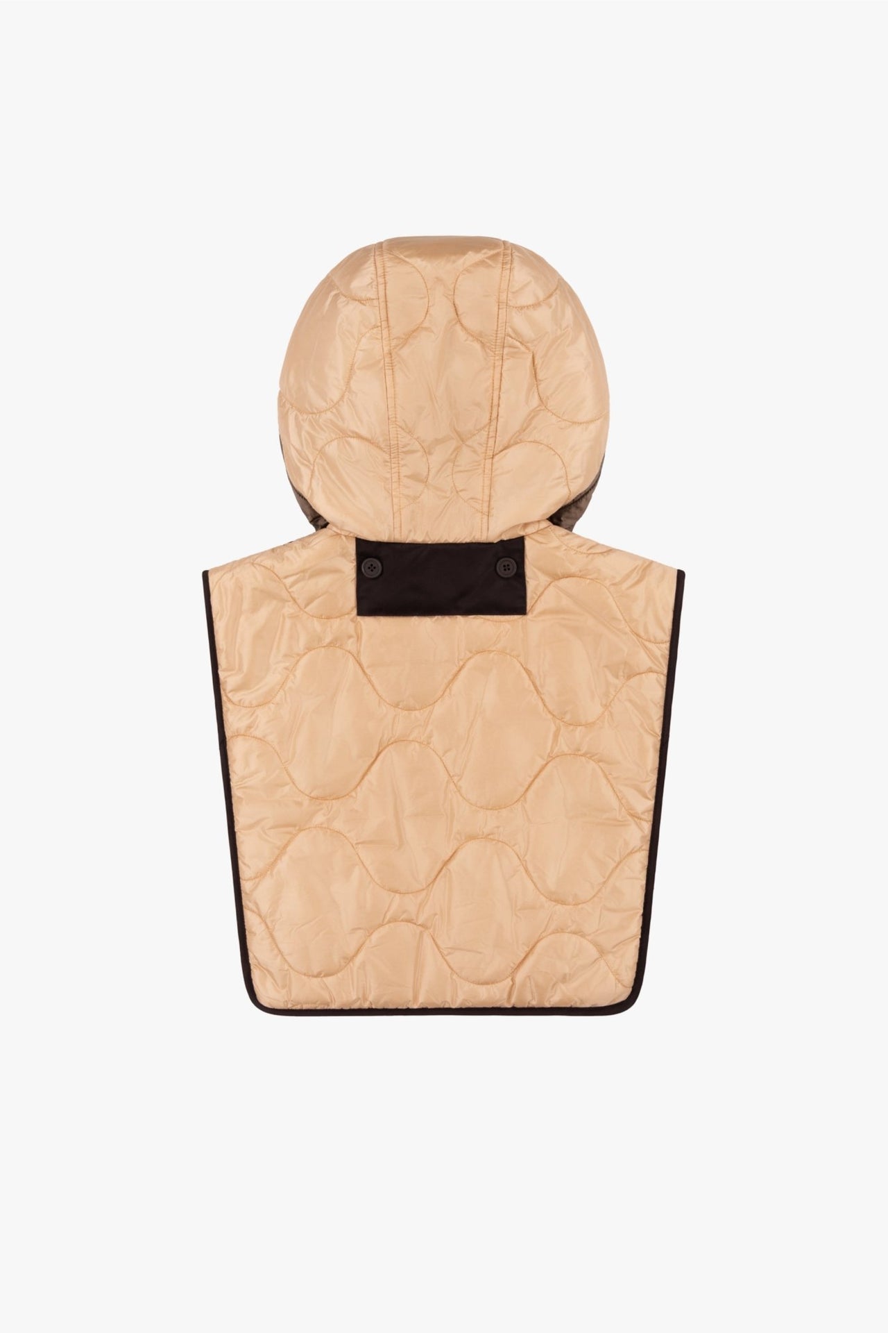 Quilted Zip Hood - Dark Umber / Dark Sienna