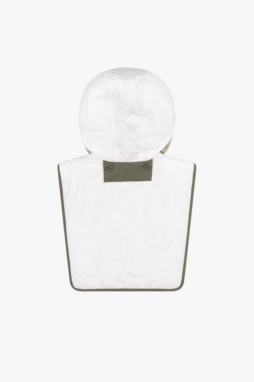 Quilted Zip Hood - Dove Grey / Glacier Blue