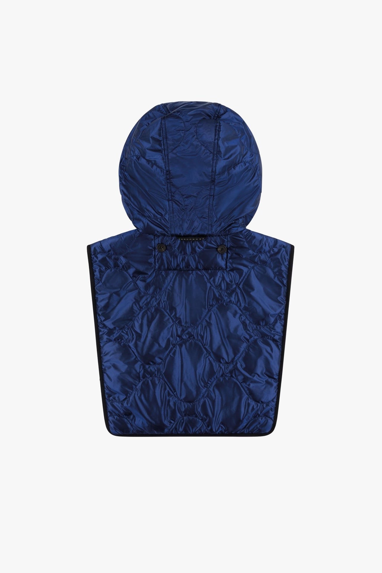 Quilted Zip Hood - Anthracite / Bright Navy