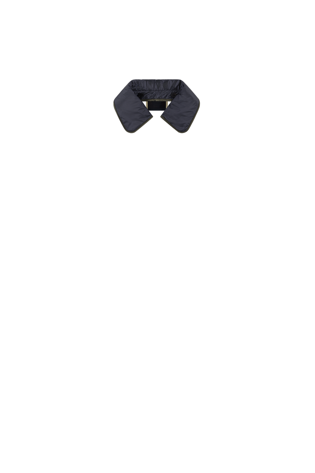 Quilted Collar - Dark Olive / Midnight - Layer 8