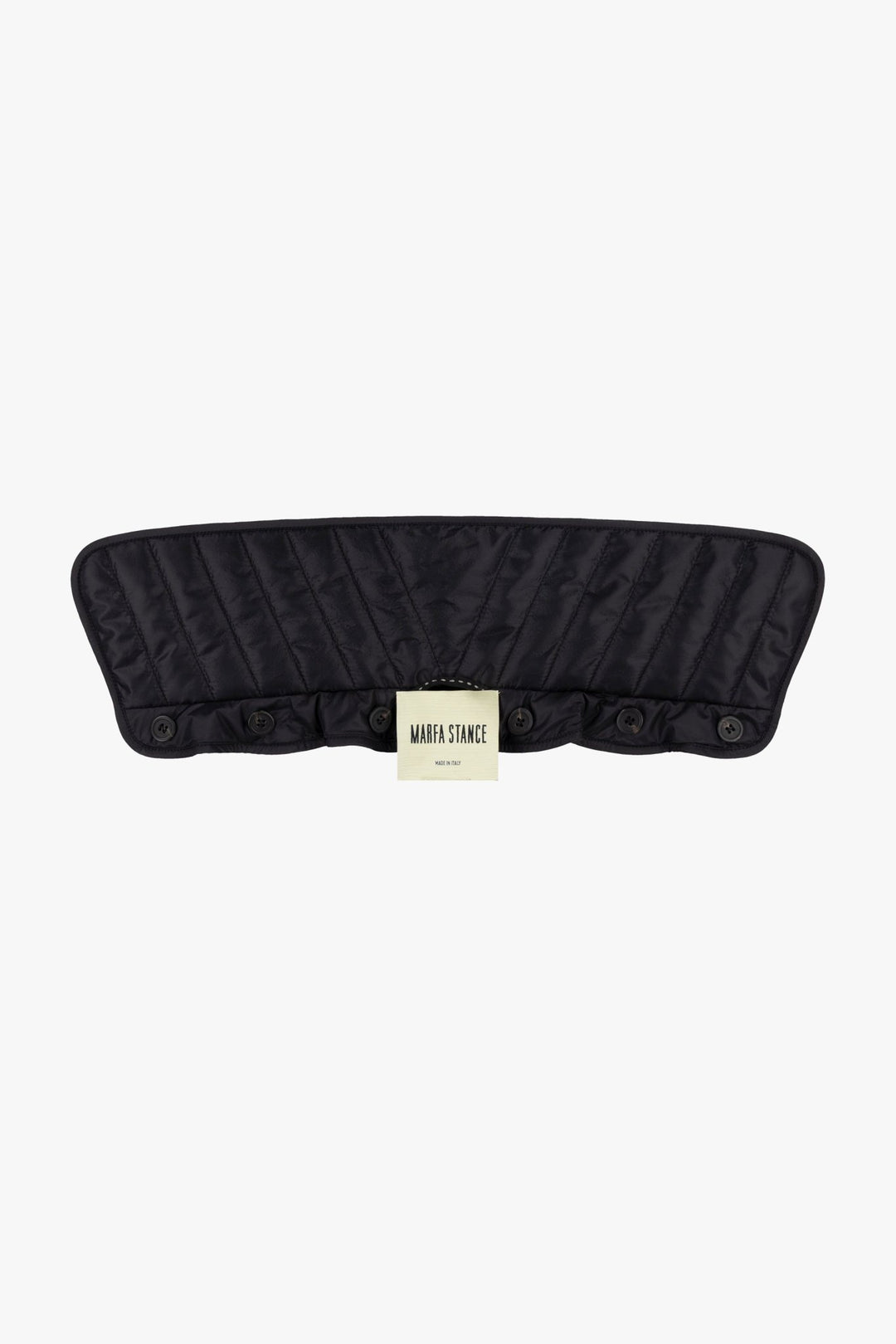 Quilted Collar - Black / Anthracite